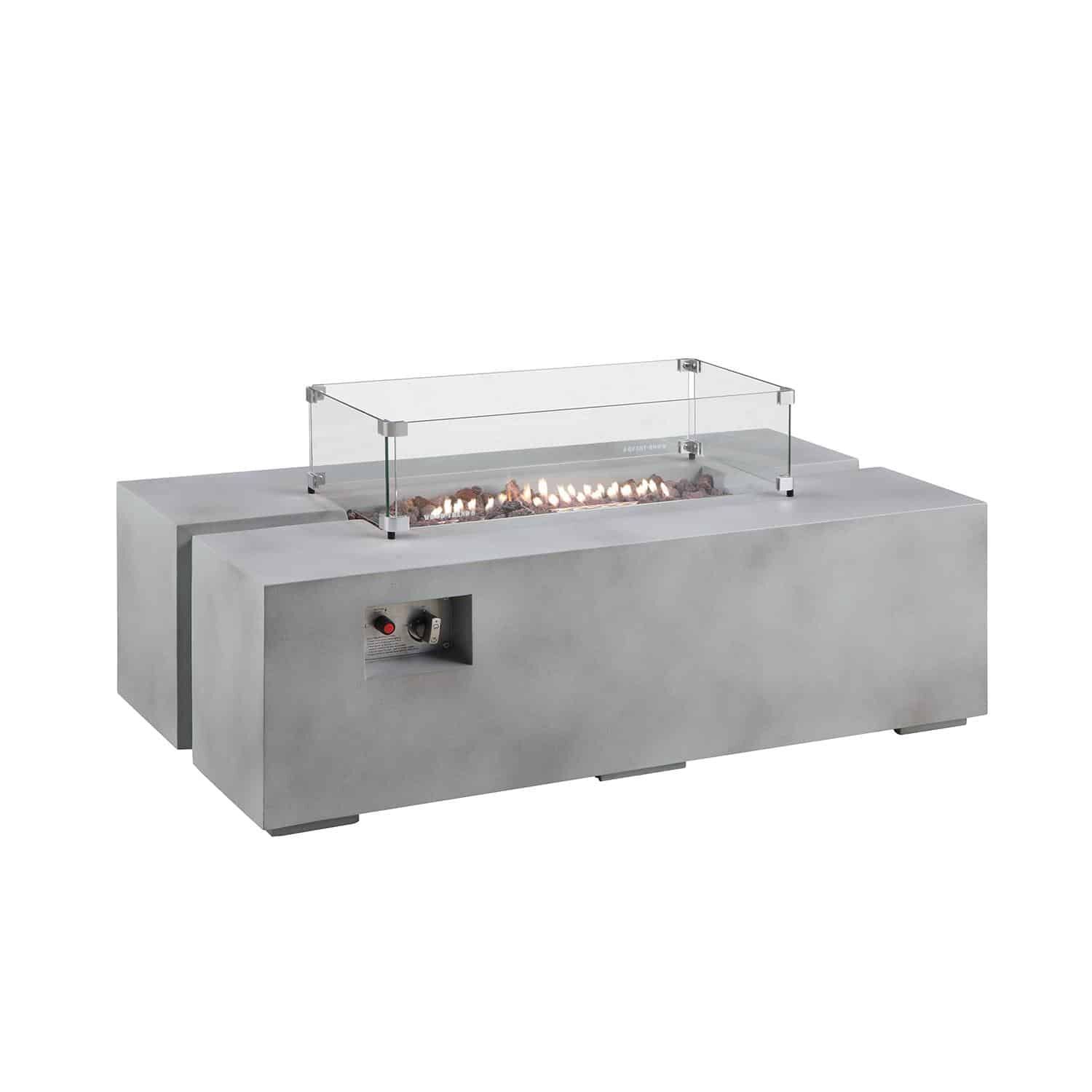 rectangular fire pit