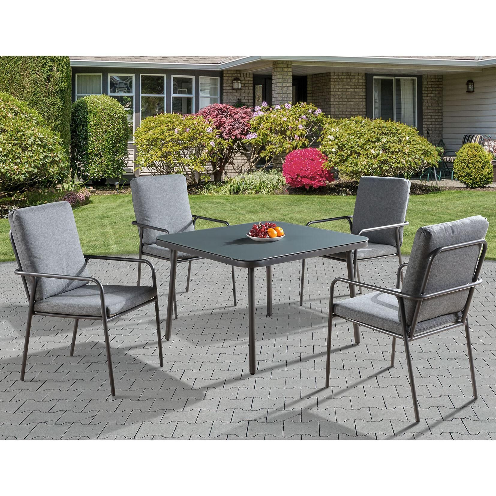 metal outdoor dining table